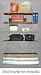 Quick - Shelf Hangers Six Shelf 12" Deep Wall Mount Shelving Unit