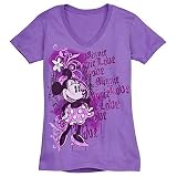 Disney Minnie Mouse V-Neck Couture Tee for Women -- Made With Organic Cotton