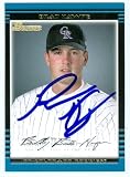 Brad Hawpe Autographed/Hand Signed MLB Baseball Card (Colorado Rockies) 2002 Bowman #373