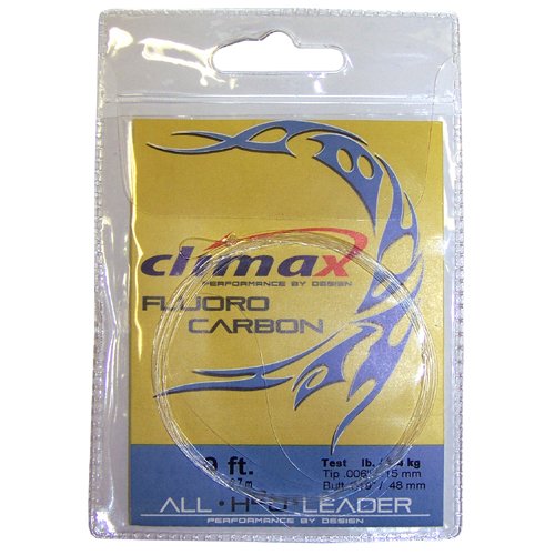 Climax Tapered Fluorocarbon Leaders Size: 6X