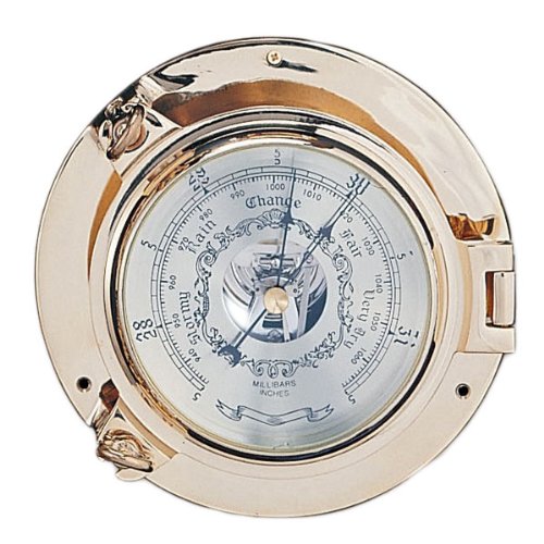 7.5 Port Hole Barometer Nautical Tropical Home Decor Huge Discount trong120520147