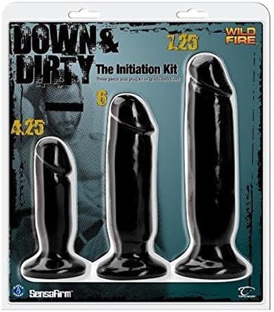 Down and Dirty Initiation Dongs Kit, Black by Down and Dirty