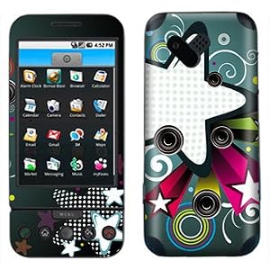 Retro Star Skin for HTC G1 Phone
