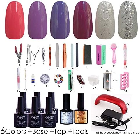 New Products Led Gel Polish Gel Polish Colors Cheap Nail Tool Kit Set KADI#6-Q34