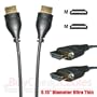 BuyCheapCables (6 Feet) Super Thin HDMI Male-Male v.1.4 High Speed Cable w/ Ethernet 6'