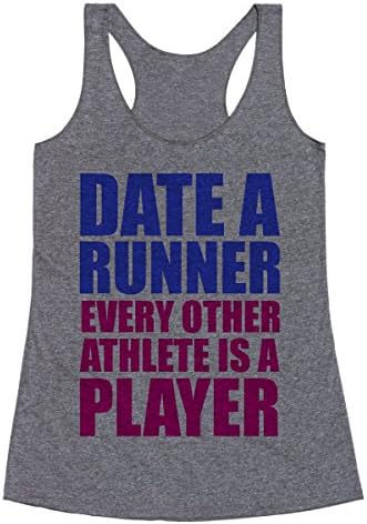 ACTIVATE APPAREL Date a Premium Heather Small Racerback Tank Top