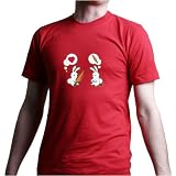 KIDS / BUNNY LOVE T-Shirt - 100% Fine Jersey Combed Cotton MENS / UNISEX T-Shirt - Sweat Shop Free