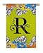 Gablecrest Monogram Silk Reflections Regular Size Flag - R