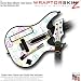 Kearas Peace Signs on White WraptorSkinz Skin fits Guitar Hero World Tour Guitar for Nintendo Wii (GUITAR NOT INCLUDED)