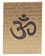 Handmade Cosmic Om symbol Journal