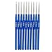 TOOGOO(R) 10pcs Metal Knitting Needles Crochet Hooks Kits With Ergonomic Grips 0.6-2.0mm