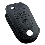 EricTM Auto Genuine Leather Chevrolet Cruze Key Chains Case 