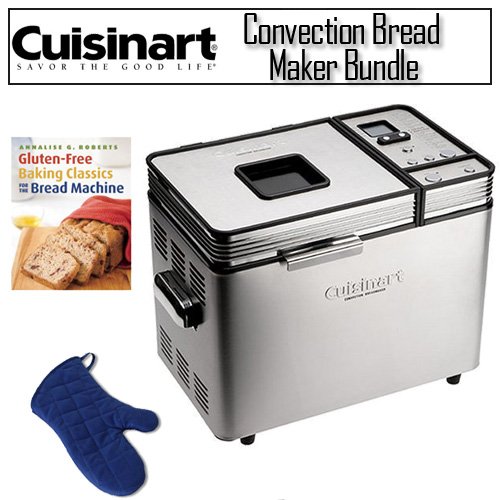 Cuisinart CBK-200 Stainless 2-lb Convection Breadmaker Bundle