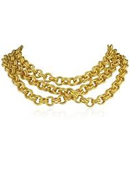 Ben-Amun Jewelry Multi Row Chain Necklace