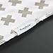 BayBee Bandana Drool Bib, Organic Cotton w/ Snaps, Unisex, Single Cute Baby Gift