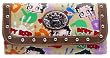 Betty Boop Handprint Clutch Long Wallet-TAN, Purse & backpacks also available!