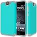 HTC One A9 Case, Tauri [Drop Protection] Protective Case [Shock Proof] Dual Lawyer Hybrid Defender Armor Case Cover For HTC One A9 - Mint