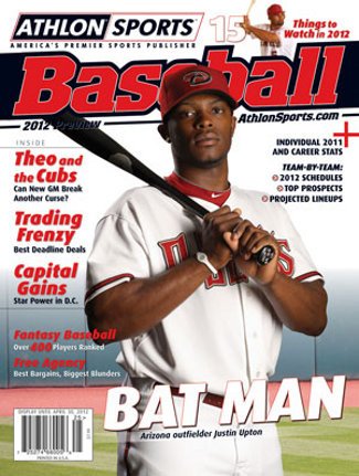2012 Athlon Sports MLB Baseball Preview Magazine- Arizona Diamondbacks Cover