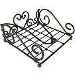 Dark Metal Square Vintage Design Napkin Holder