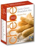 Chebe Bread Sticks Mix, Garlic & Onion, Gluten Free, 7.5-Ounce Bags (Pack of 8)