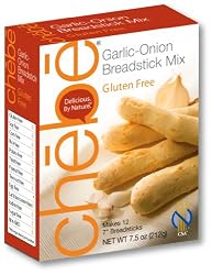 Chebe Bread Sticks Mix, Garlic & Onion, Gluten Free, 7.5-Ounce Bags (Pack of 8)