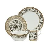 Royal Doulton Provence Noir Twelve 4 Pc Place Setting Light Band
