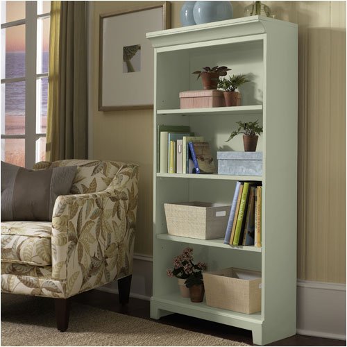 Riverside Furniture 52139 Spring Street 60" H Bookcase in Clear Spring Green