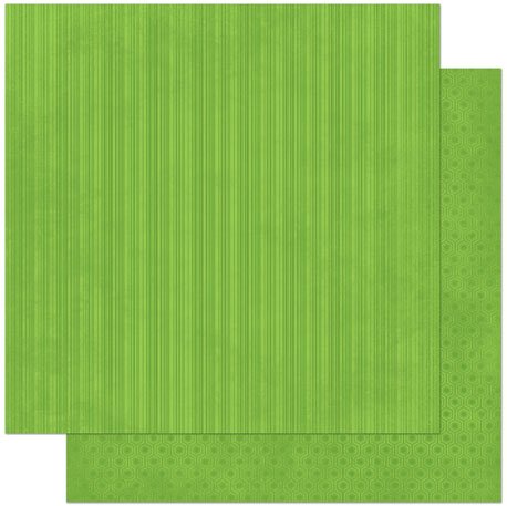 Wasabi Stripe 12X12 Double Dot Designs Paper 