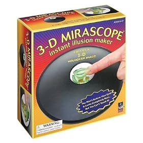 3D Mirascope HOLOGRAM TOY kids Science MIRROR NEW kid by Toysmith