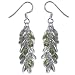 Sterling Silver Peridot Drop-Earrings 2 Inches