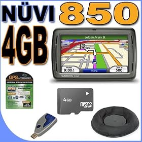 Garmin Nuvi 850 Portable GPS Vehicle Navigation System w/ 4.3