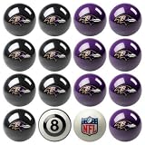 Baltimore Ravens Pool Balls Home Away Set - NFL