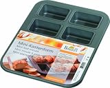 Birkmann 231535 Mini-Kastenform, 8 Formen, 35 x 27 x 4 cm, Einzelform 9 x 6 x 3.5 cm
