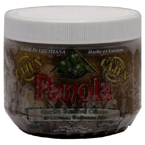 Panola Panola Stuffed Olives, 9-Ounce Plastic Jars (Pack of 4) by Panola Pepper Corp.