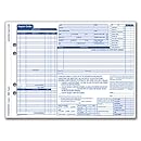 Adams Garage Repair Order Forms, 8.5 x 11.44 Inches, 3 Part, 50 Sets, White and Canary, (GT3810)