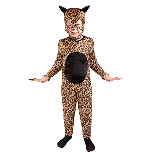 Child's Cheetah Cat Girl Halloween Costume (Size: Small 6-8) by Wilton