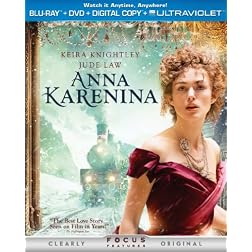 Anna Karenina (Two-Disc Combo Pack: Blu-ray + DVD + Digital Copy + UltraViolet)