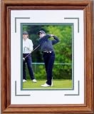 Lorena Ochoa Matted 8x10 in a Solid Wood Frame