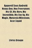 Appareil Sous Android: Nexus One, Neo Freerunner, Htc G1, Htc Hero, Htc Incredible, Htc Evo 4g, Htc Magic, Motorola Milestone, Acer Liquid-