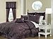 Read Royal Heritage Home Lorenzo Purple 8-Piece Queen Size Comforter Set Details Royal Heritage Home Lorenzo Purple 8-Piece Queen Size Comforter Set