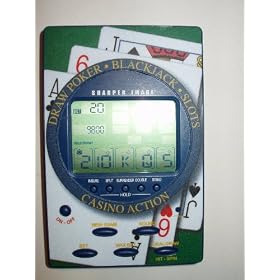 Casino Action Electronic Handheld Game (Draw Poker, Blackjack, Slots)