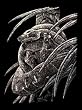 Holographic Engraving Snake
