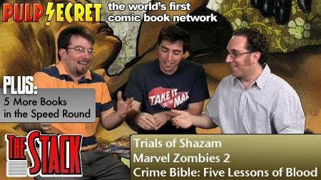  Comic Book Reviews: Shazam Marvel Zombies and Crime Bible