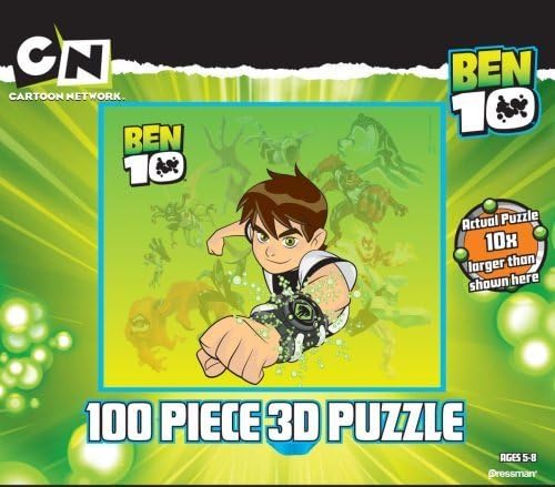 Ben 10 3D Puzzle (100 pieces) - Heroes by Pressman Toy International