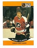 Bobby Clarke Autographed/Hand Signed Hockey Card (Philadelphia Flyers) 1990 Pro Set #651