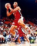 Tina Thompson Autographed Red Jersey 8 x 10 Photograph (Unframed)