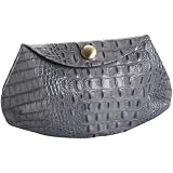 Jalda Croc-Embossed Gabrielle Clutch