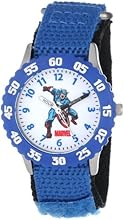 Marvel Kids' W000134 "Time Teacher" Captain America Stainless Steel Watch