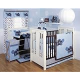 Mod Turtle 4-Piece Baby Crib Bedding Set by KidsLine