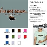 I'M NOT TENSE, I'M TERRIBLY, TERRIBLY, ALERT T-Shirt - 100% Baby Rib Jersey Combed Cotton WOMEN'S T-Shirt - Sweat Shop Free